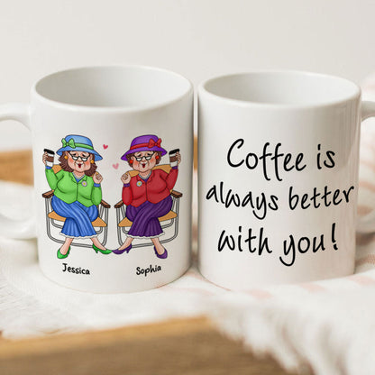 Making Memories With You Is My Favorite Thing Old Best Friends Gift For Besties Personalized Mug