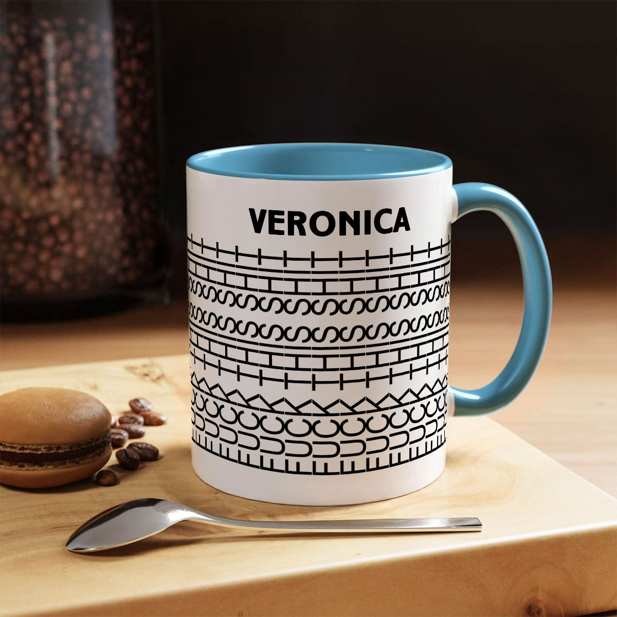 FK This Sht Funny Personalized Mug 11oz, Hidden Funny Message Mug, Father's Day Gift for Dad, Gift for Colleagues, Custom Name