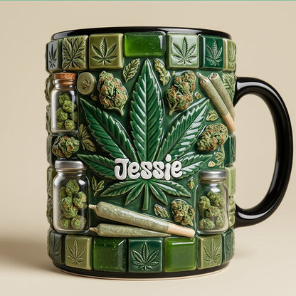 Canabis Coffee Mug - Personalized Gifts For Stoner 01tota090126
