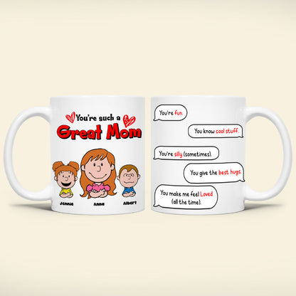 Personalized Gifts For Mom Coffee Mug Mom & Little Ones 03TOLU080125HH