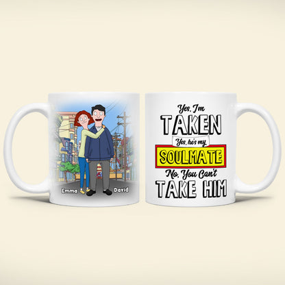 Personalized Gift For Couple White Coffee Mug My Soulmate 03OHLU110125HG