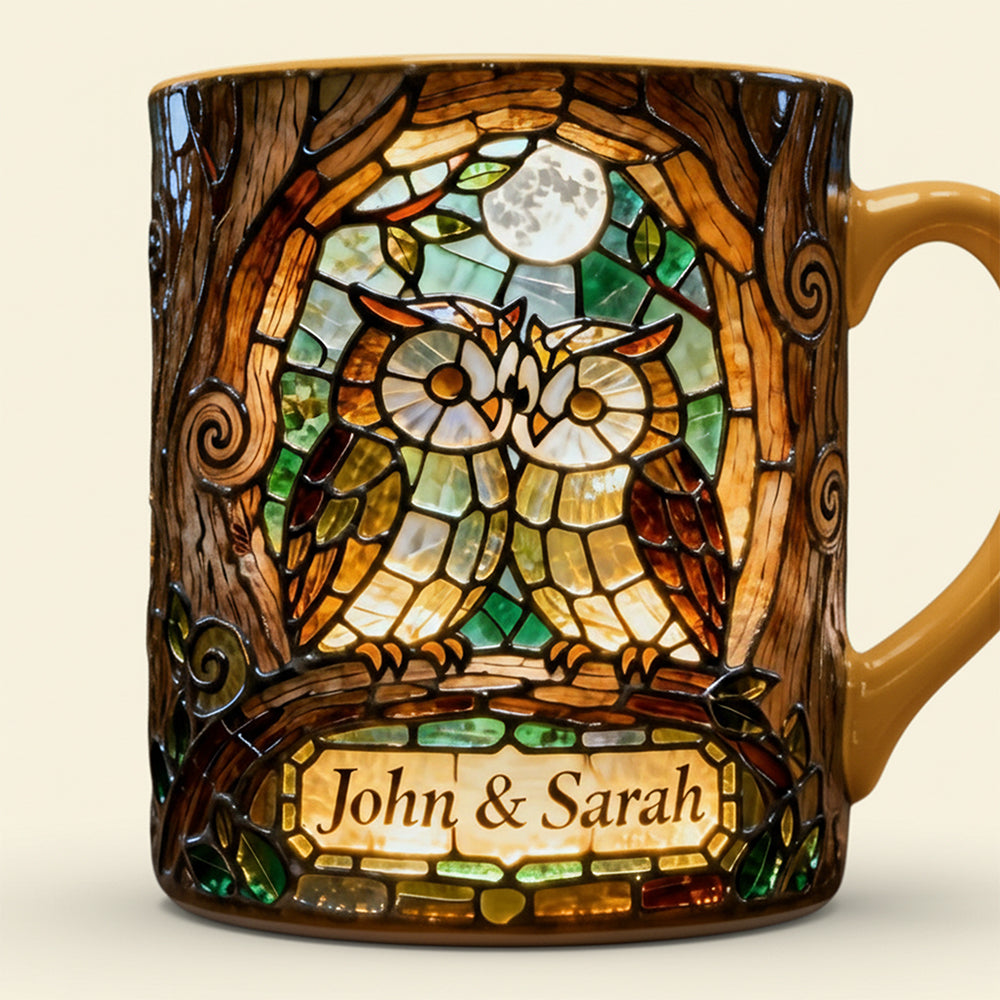 Owl Couple Valentine Coffee Mug - Personalized Gifts For Couple 03hyta160126