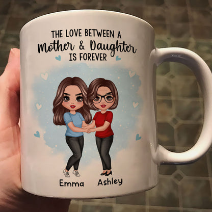 Doll Mother Daughters Hugging Like Mother Like Daughter Personalized Mug