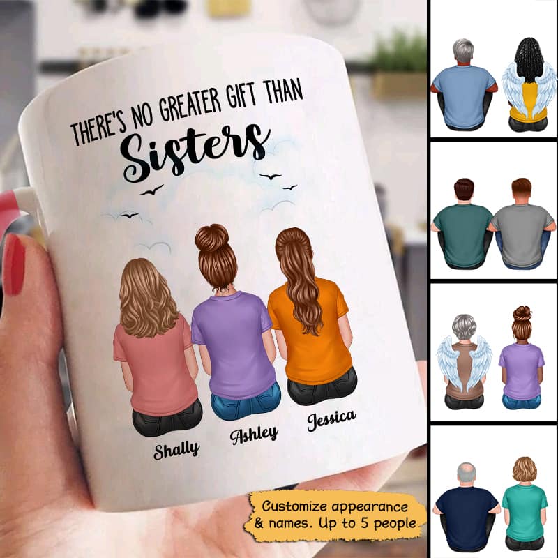 There's No Greater Gift Than Brother Sister Sibling Personalized Mug