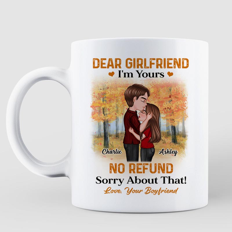 Dear Girlfriend Wife I'm Yours Couple Gift For Her Personalized Mug