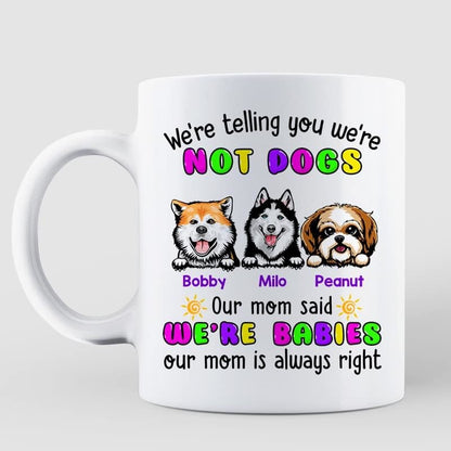 Dogs Are Babies Personalized Mug