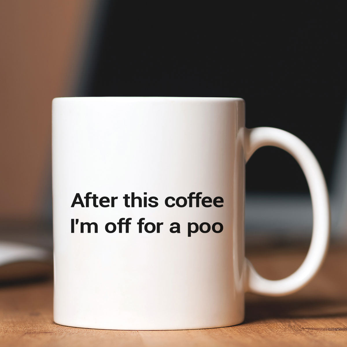 Off For A Poo Newborn Baby Funny Mother's Day Gift Coffee Mug