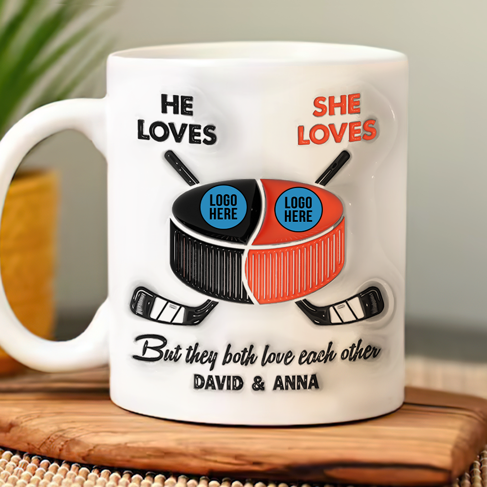 Personalized Gifts For Ice Hockey-loving Couple Coffee Mug 06hupu240125