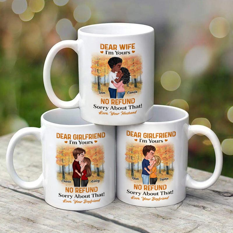 Dear Girlfriend Wife I'm Yours Couple Gift For Her Personalized Mug