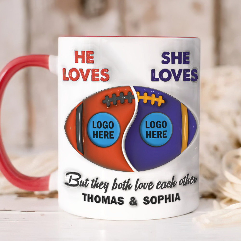 Personalized Gifts For American Football-loving Couple Coffee Mug 03hupu230125hg