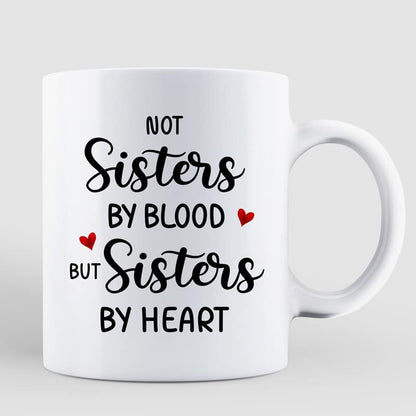 To My Bestie Christmas Standing Doll Besties In Snow Personalized Mug