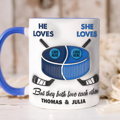 Personalized Gifts For Ice Hockey-loving Couple Coffee Mug 05hupu240125