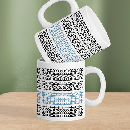Best Effin' Dad Ever Hidden Message Mug, Funny Father's Day Gift for Dad