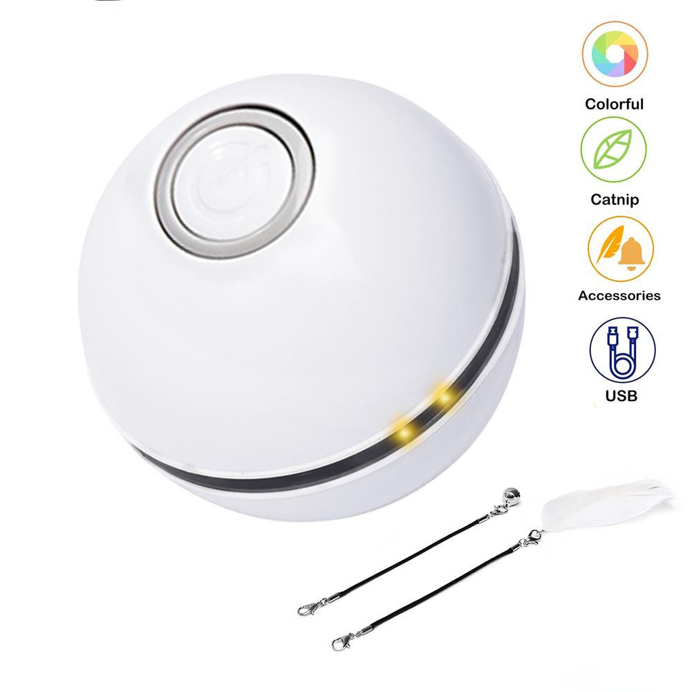 LED Laser Rolling Ball Interactive Electronic Cat Toy