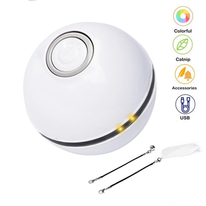 LED Laser Rolling Ball Interactive Electronic Cat Toy