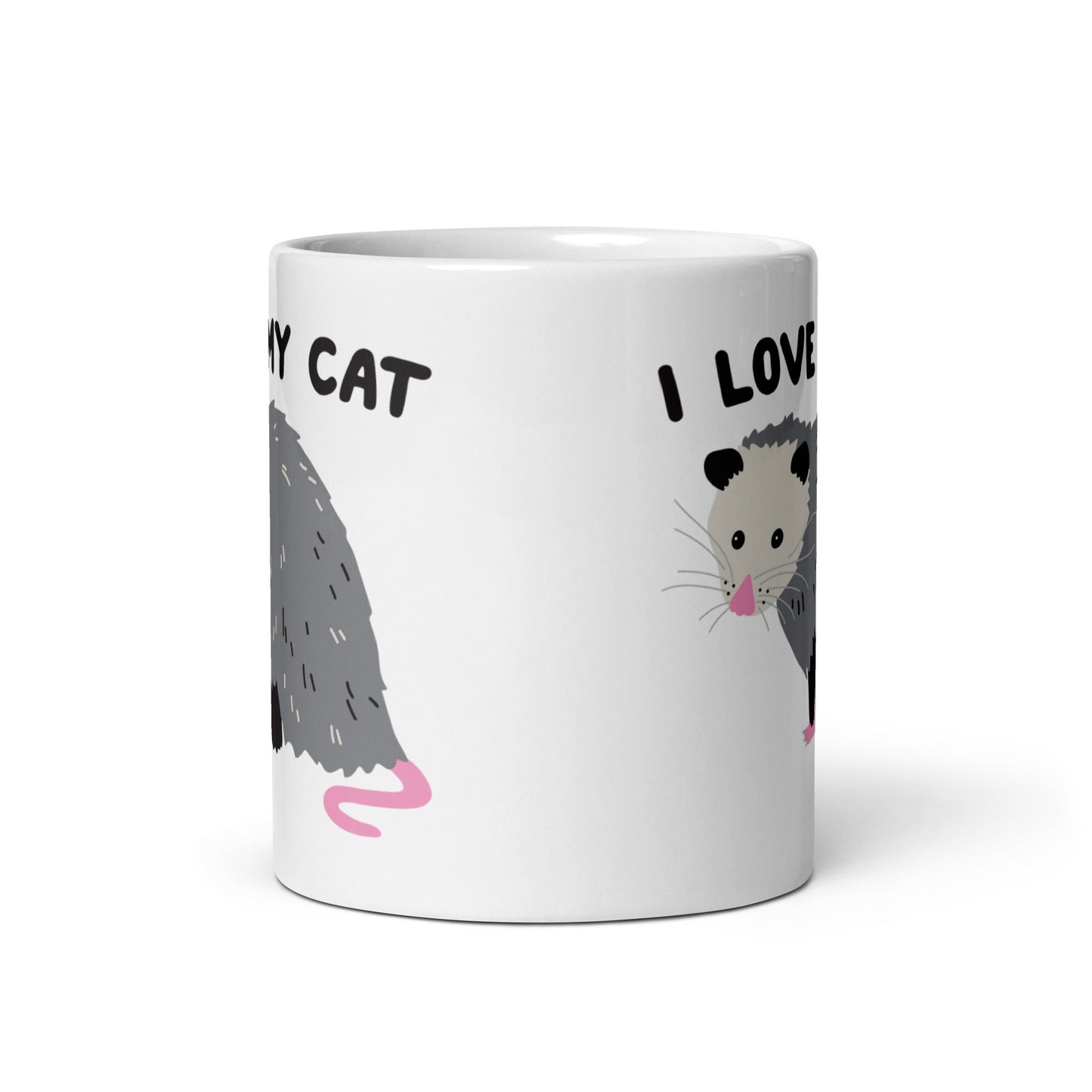 I Love My Cat Opossum Coffee Mug