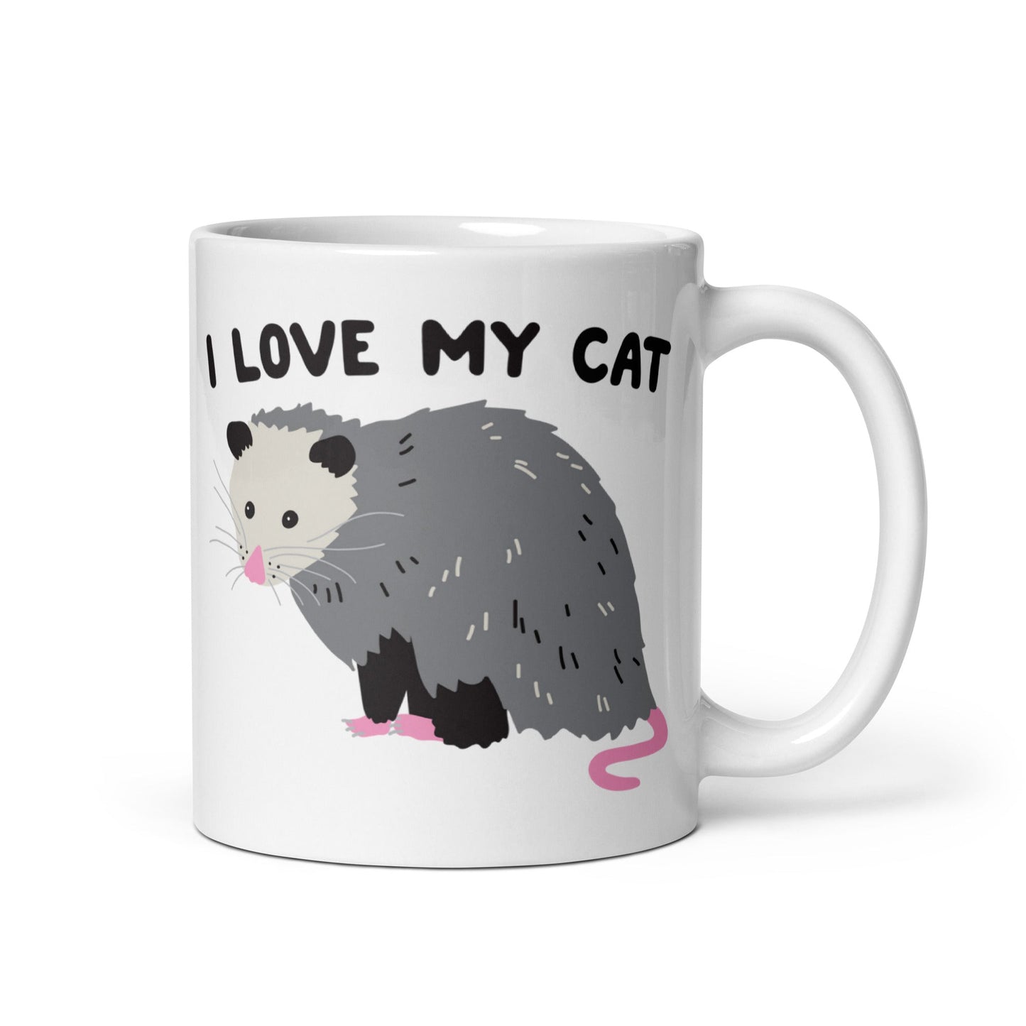 I Love My Cat Opossum Coffee Mug