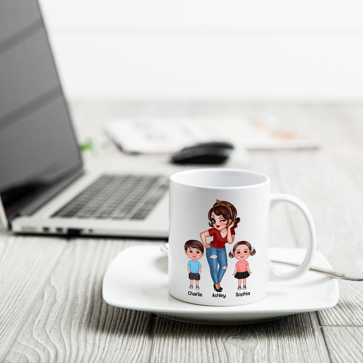 This Mug Belongs To The World Best Grandma Personalized Mug