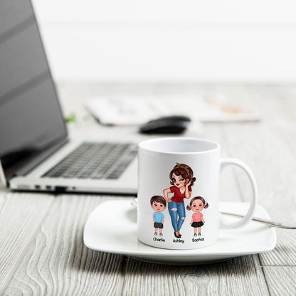 This Mug Belongs To The World Best Grandma Personalized Mug