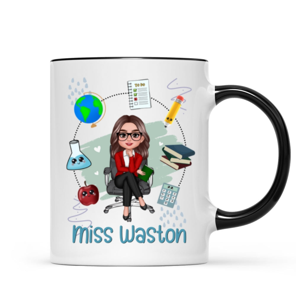Teacher Mug School Things Personalized Mug, Back To School Gift