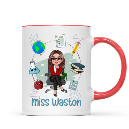 Teacher Mug School Things Personalized Mug, Back To School Gift