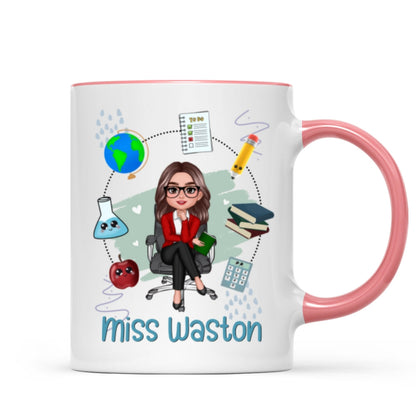 Teacher Mug School Things Personalized Mug, Back To School Gift