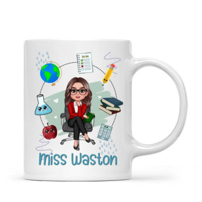 Teacher Mug School Things Personalized Mug, Back To School Gift