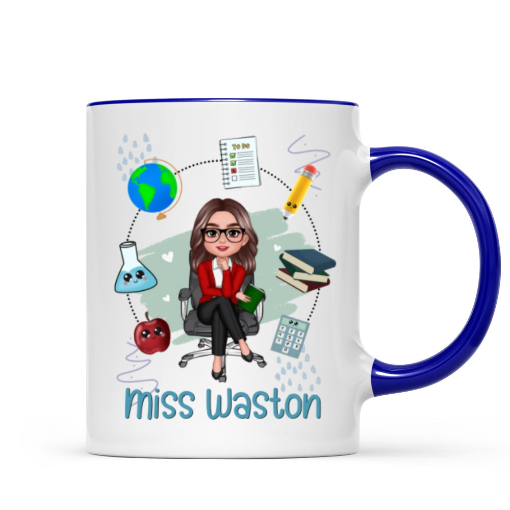 Teacher Mug School Things Personalized Mug, Back To School Gift