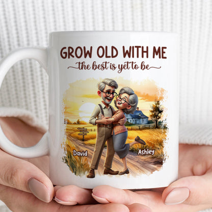 I Had You And You Had Me Happy Old Couple Personalized Mug, Anniversary For Him, For Her, Husband, Wife